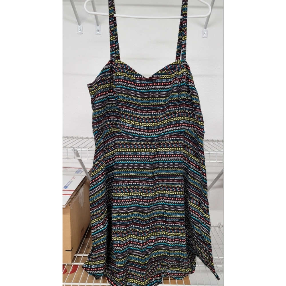 NWOT | Torrid Zigzag Print Strappy Dress